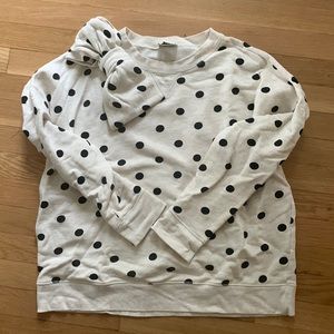 Kate Spade Polka Dot Sweatshirt w Bow